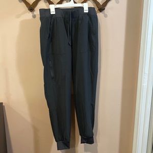 Pewter Jogger Scrub Pants